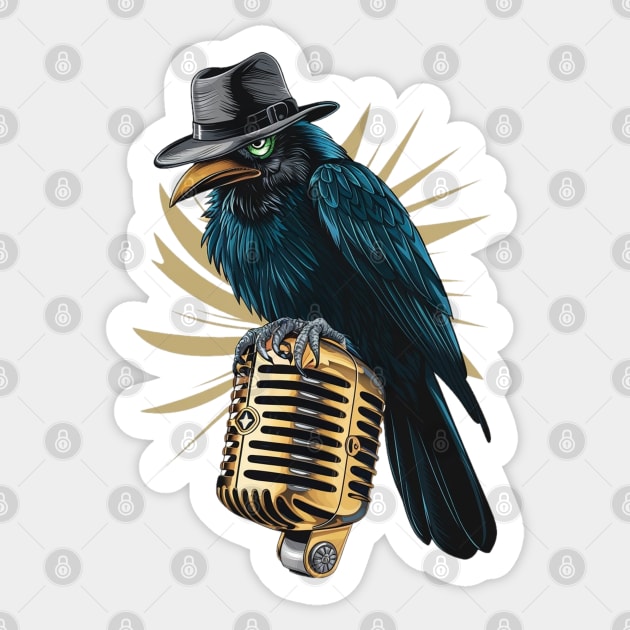 This Just In - Corvid News Sticker by INLE Designs